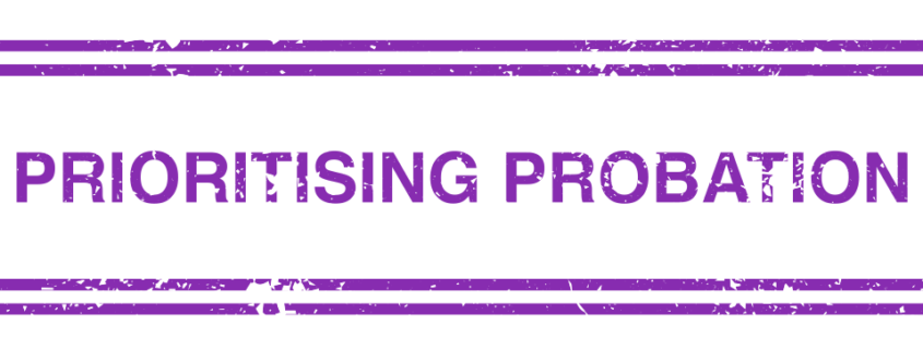 Prioritisating Probation image